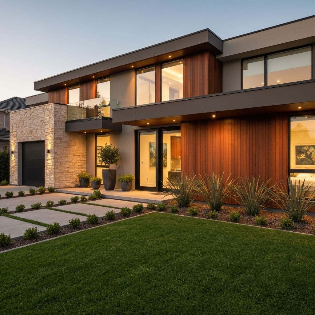 Contemporary exterior renovation