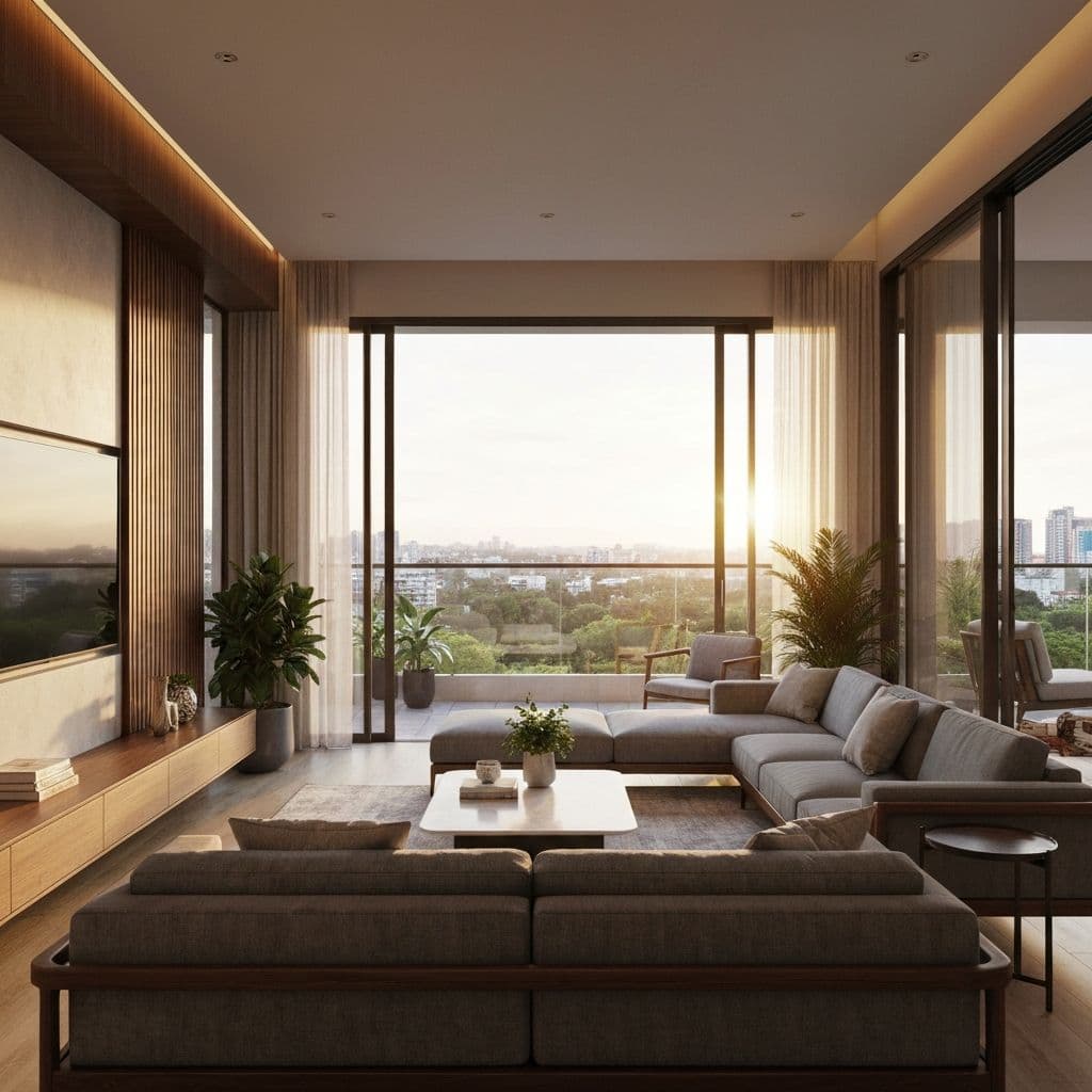 Modern interior design transformation