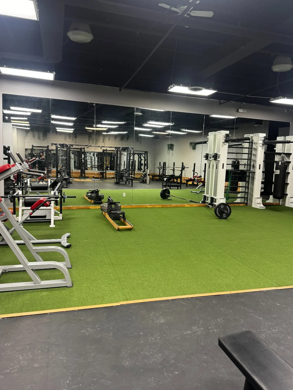 Basic gym before transformation